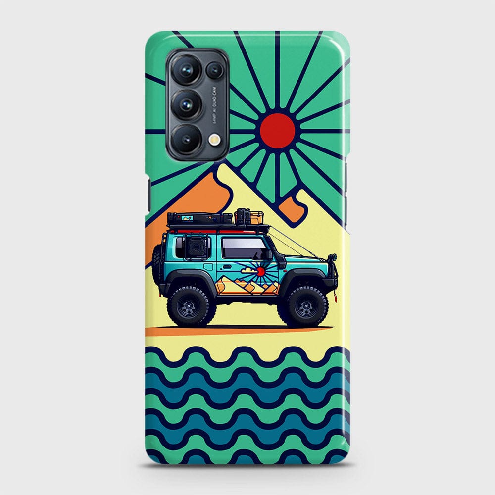 Oppo Reno 5 Pro 5G Cover - Adventure Series - Matte Finish - Snap On Hard Case with LifeTime Colors Guarantee (Fast Delivery)