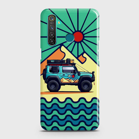 Realme 5 Cover - Adventure Series - Matte Finish - Snap On Hard Case with LifeTime Colors Guarantee