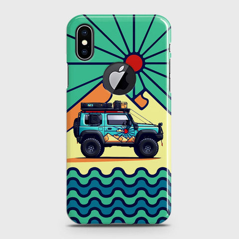 iPhone XS / X with Cut Cover - Adventure Series - Matte Finish - Snap On Hard Case with LifeTime Colors Guarantee