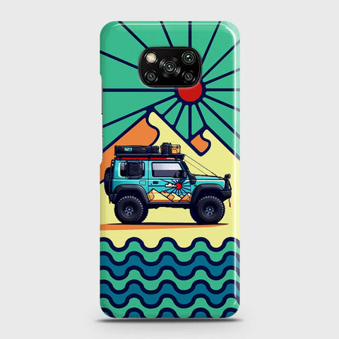 Xiaomi Poco X3 Cover - Adventure Series - Matte Finish - Snap On Hard Case with LifeTime Colors Guarantee