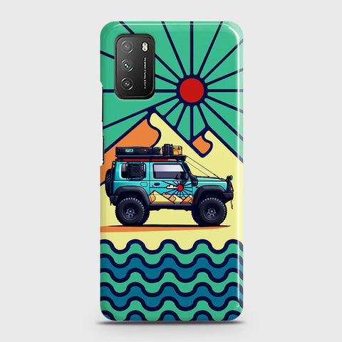 Xiaomi Redmi 9T Cover - Adventure Series - Matte Finish - Snap On Hard Case with LifeTime Colors Guarantee