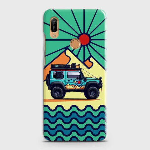 Huawei Y6 2019 Cover - Adventure Series - Matte Finish - Snap On Hard Case with LifeTime Colors Guarantee