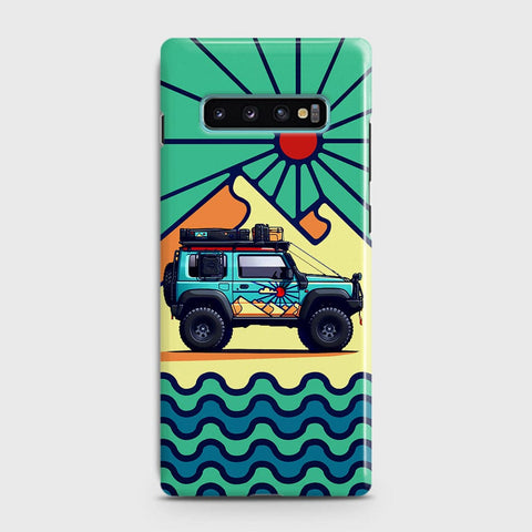 Samsung Galaxy S10 Cover - Adventure Series - Matte Finish - Snap On Hard Case with LifeTime Colors Guarantee