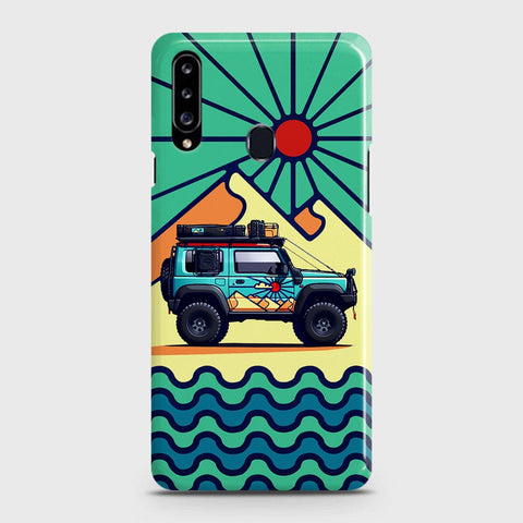 Samsung Galaxy A20s Cover - Adventure Series - Matte Finish - Snap On Hard Case with LifeTime Colors Guarantee