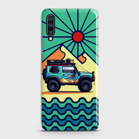 Samsung Galaxy A70 Cover - Adventure Series - Matte Finish - Snap On Hard Case with LifeTime Colors Guarantee