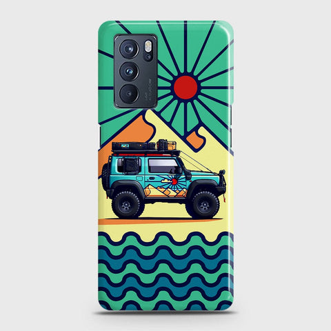 Oppo Reno 6 Pro 5G Cover - Adventure Series - Matte Finish - Snap On Hard Case with LifeTime Colors Guarantee