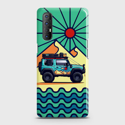 Oppo Reno 3 Pro Cover - Adventure Series - Matte Finish - Snap On Hard Case with LifeTime Colors Guarantee