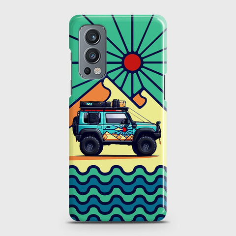 OnePlus Nord 2 Cover - Adventure Series - Matte Finish - Snap On Hard Case with LifeTime Colors Guarantee