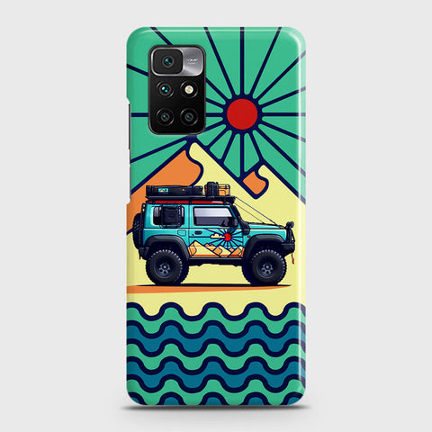 Xiaomi Redmi 10 Cover - Adventure Series - Matte Finish - Snap On Hard Case with LifeTime Colors Guarantee