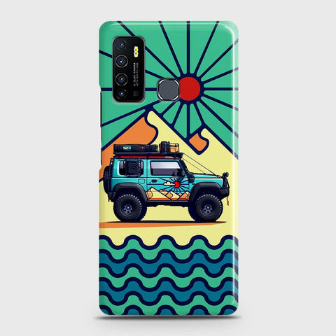 Tecno Camon 15 Cover - Adventure Series - Matte Finish - Snap On Hard Case with LifeTime Colors Guarantee