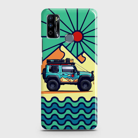 Infinix Hot 9 Play Cover - Adventure Series - Matte Finish - Snap On Hard Case with LifeTime Colors Guarantee