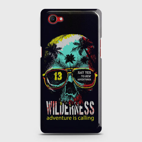 Oppo F7 Youth Cover - Adventure Series - Matte Finish - Snap On Hard Case with LifeTime Colors Guarantee