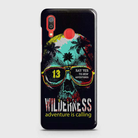 Samsung Galaxy A20 Cover - Adventure Series - Matte Finish - Snap On Hard Case with LifeTime Colors Guarantee