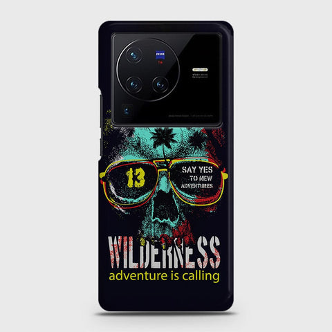 Vivo X80 Cover - Adventure Series - Matte Finish - Snap On Hard Case with LifeTime Colors Guarantee