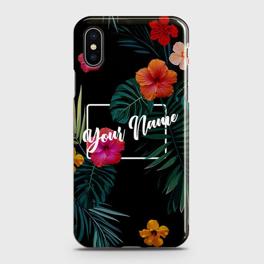 iPhone Xs Cover - Floral Series - Matte Finish - Snap On Hard Case with LifeTime Colors Guarantee