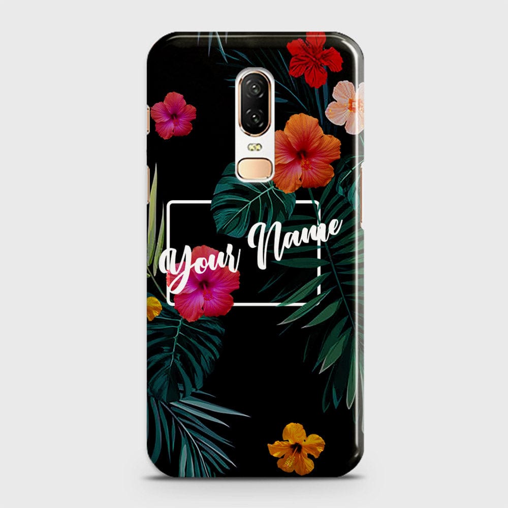 OnePlus 6  Cover - Floral Series - Matte Finish - Snap On Hard Case with LifeTime Colors Guarantee