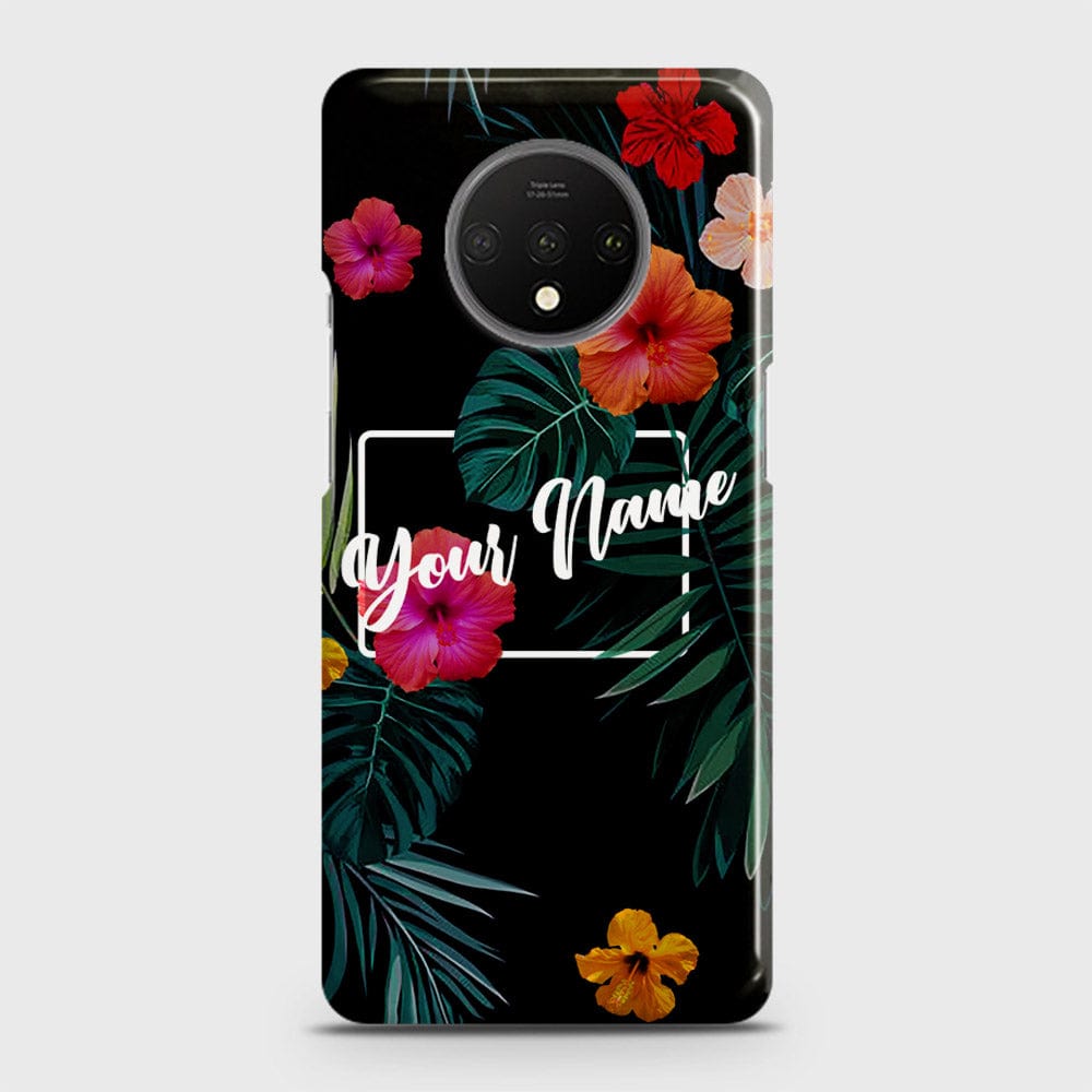 OnePlus 7T Cover - Floral Series - Matte Finish - Snap On Hard Case with LifeTime Colors Guarantee