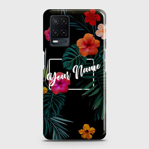 Oppo A54  Cover - Floral Series - Matte Finish - Snap On Hard Case with LifeTime Colors Guarantee