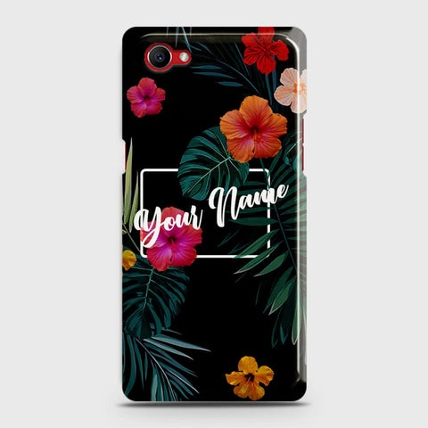 Oppo F7 Youth Cover - Floral Series - Matte Finish - Snap On Hard Case with LifeTime Colors Guarantee