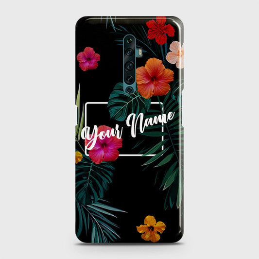 Oppo Reno 2Z Cover - Floral Series - Matte Finish - Snap On Hard Case with LifeTime Colors Guarantee