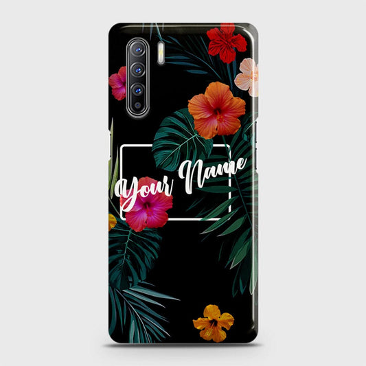 Oppo Reno 3 Cover - Floral Series - Matte Finish - Snap On Hard Case with LifeTime Colors Guarantee