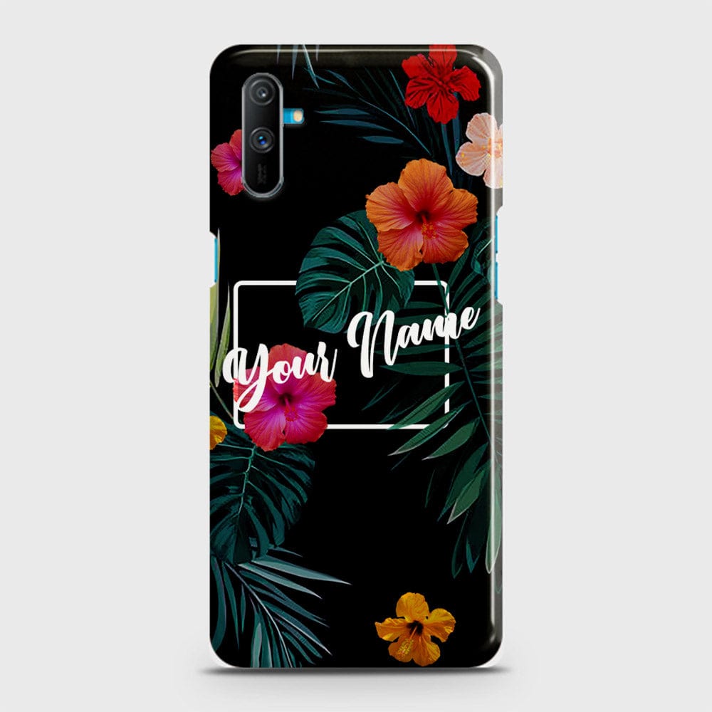 Realme C3 Cover - Floral Series - Matte Finish - Snap On Hard Case with LifeTime Colors Guarantee