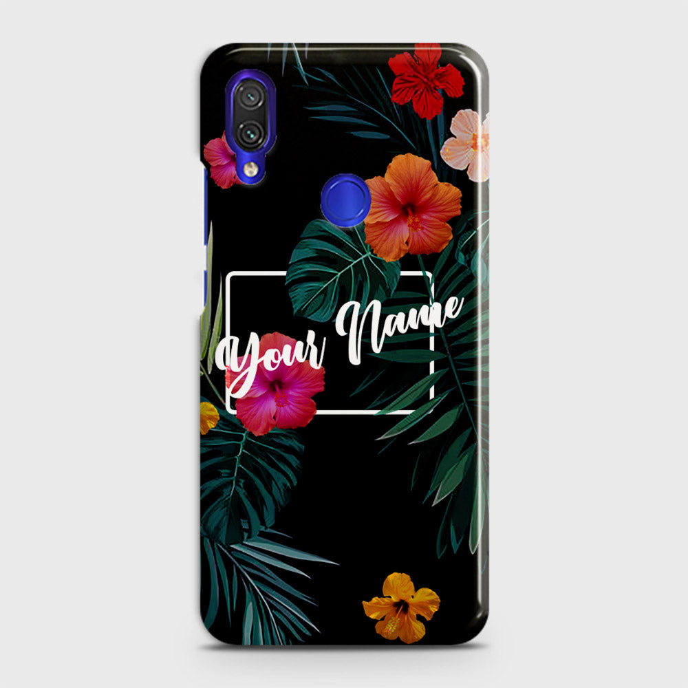 Xiaomi Redmi Note 7 Cover - Floral Series - Matte Finish - Snap On Hard Case with LifeTime Colors Guarantee