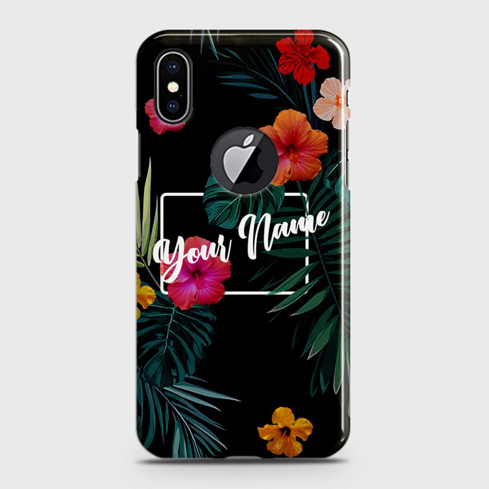 iPhone XS with Cut Cover - Floral Series - Matte Finish - Snap On Hard Case with LifeTime Colors Guarantee