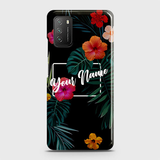 Xiaomi Redmi 9T Cover - Floral Series - Matte Finish - Snap On Hard Case with LifeTime Colors Guarantee