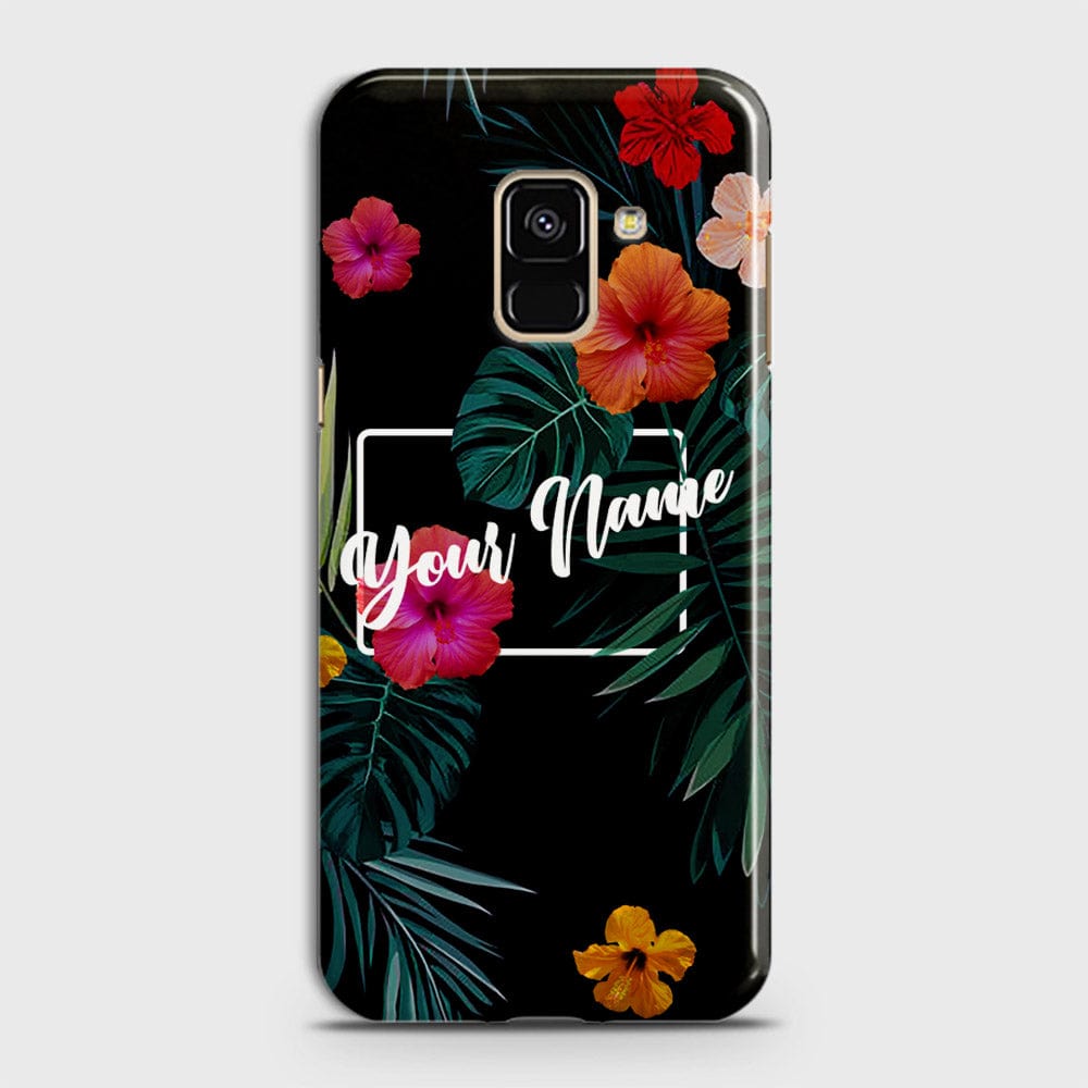 Samsung A6 2018 Cover - Floral Series - Matte Finish - Snap On Hard Case with LifeTime Colors Guarantee