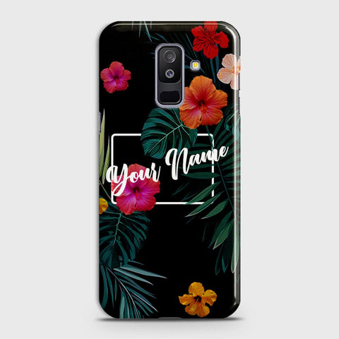 Samsung A6 Plus 2018 Cover - Floral Series - Matte Finish - Snap On Hard Case with LifeTime Colors Guarantee