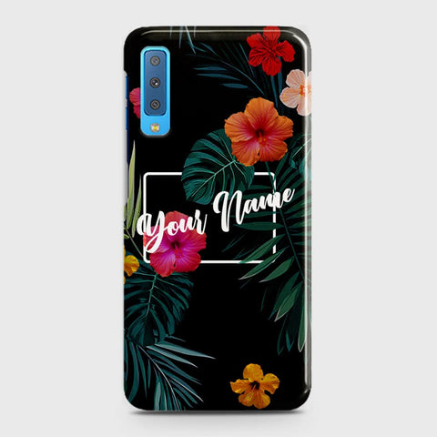 Samsung A7 2018 Cover - Floral Series - Matte Finish - Snap On Hard Case with LifeTime Colors Guarantee