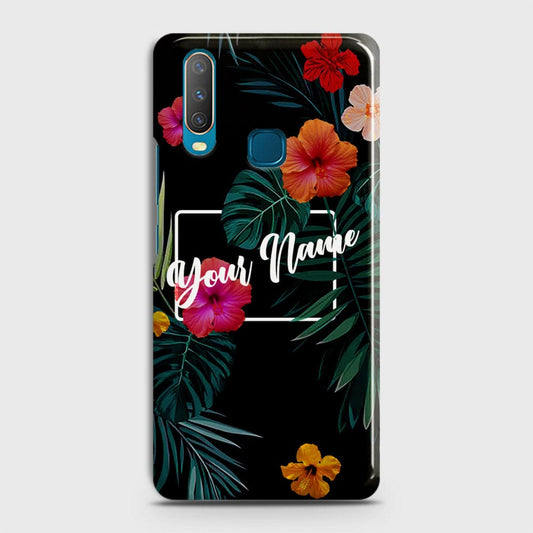 Vivo Y17 Cover - Floral Series - Matte Finish - Snap On Hard Case with LifeTime Colors Guarantee