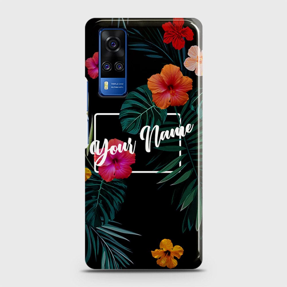 Vivo Y33  Cover - Floral Series - Matte Finish - Snap On Hard Case with LifeTime Colors Guarantee