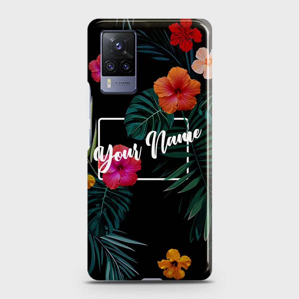 Vivo V21  Cover - Floral Series - Matte Finish - Snap On Hard Case with LifeTime Colors Guarantee