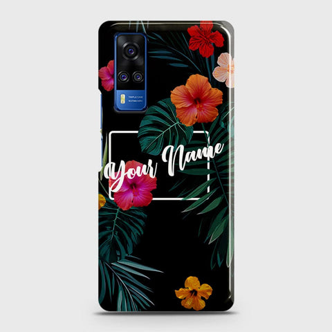 Vivo Y53s 4G  Cover - Floral Series - Matte Finish - Snap On Hard Case with LifeTime Colors Guarantee