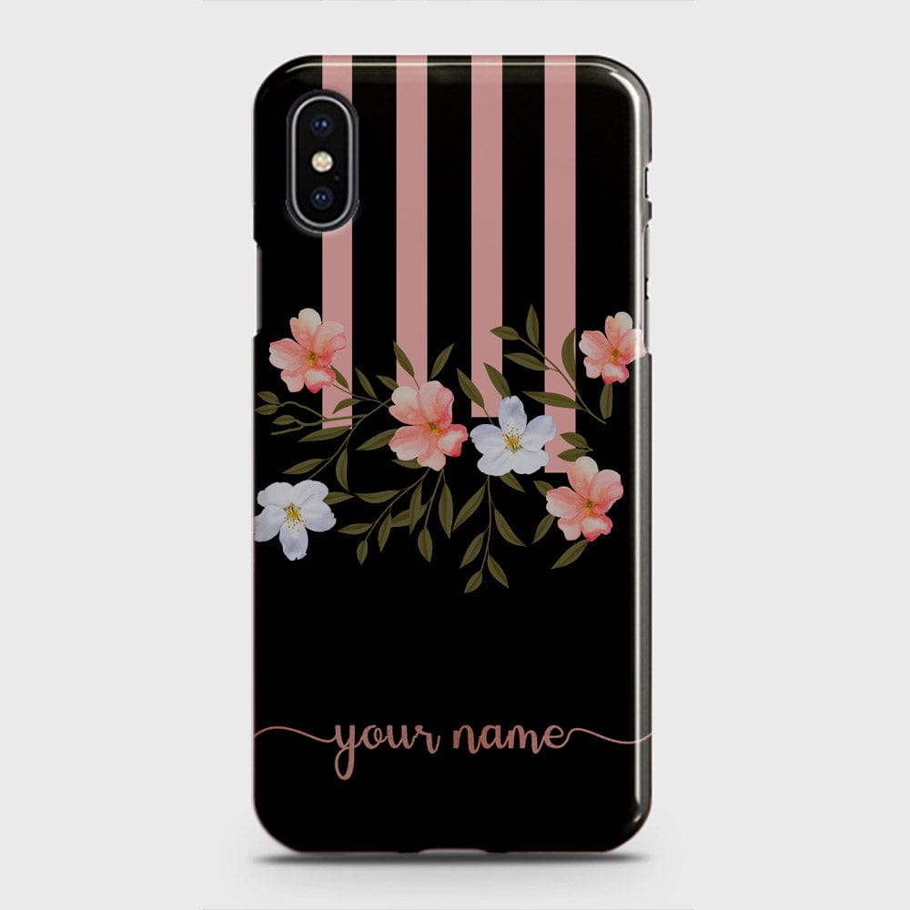 iPhone Xs Cover - Floral Series - Matte Finish - Snap On Hard Case with LifeTime Colors Guarantee