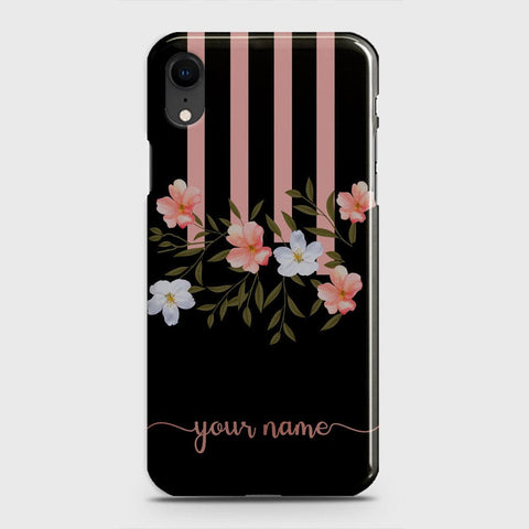 iPhone XR Cover - Floral Series - Matte Finish - Snap On Hard Case with LifeTime Colors Guarantee