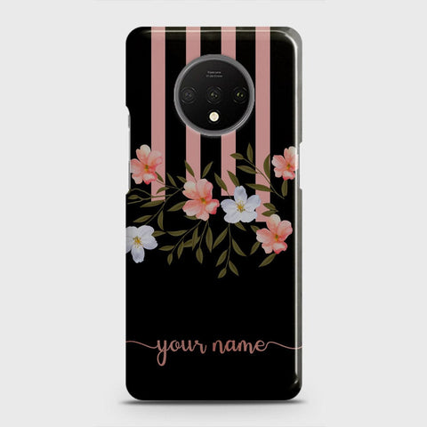 OnePlus 7T Cover - Floral Series - Matte Finish - Snap On Hard Case with LifeTime Colors Guarantee