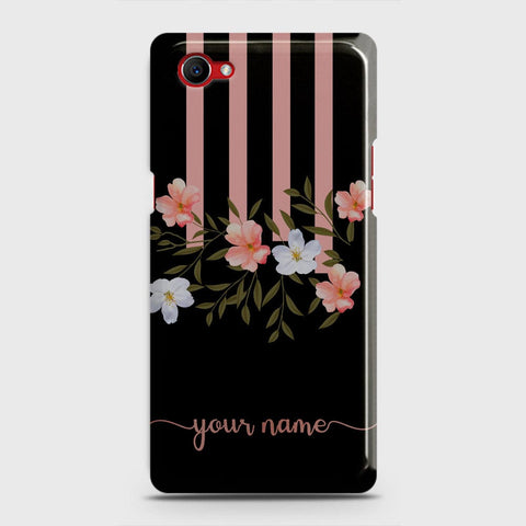 Oppo F7 Youth Cover - Floral Series - Matte Finish - Snap On Hard Case with LifeTime Colors Guarantee