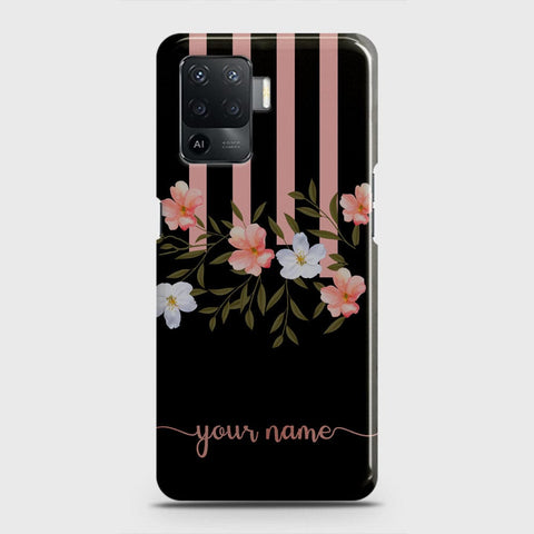 Oppo F19 Pro Cover - Floral Series - Matte Finish - Snap On Hard Case with LifeTime Colors Guarantee