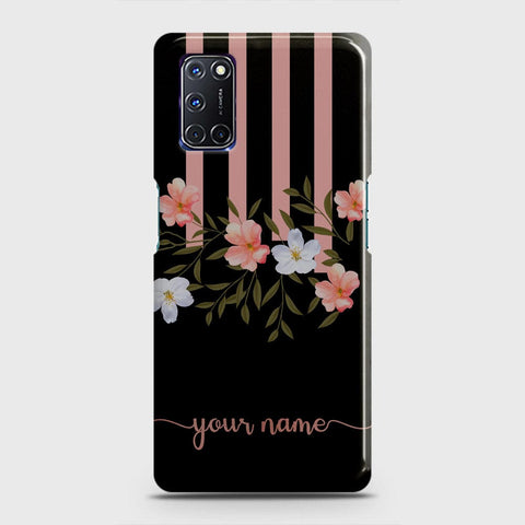 Oppo A52 Cover - Floral Series - Matte Finish - Snap On Hard Case with LifeTime Colors Guarantee