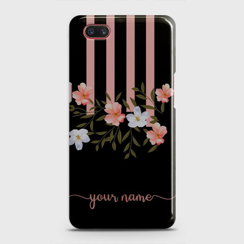 Realme C2 with out flash light hole Cover - Floral Series - Matte Finish - Snap On Hard Case with LifeTime Colors Guarantee