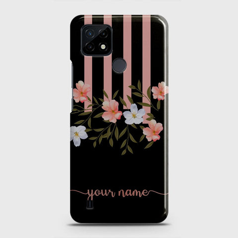 Realme C11 2021 Cover - Floral Series - Matte Finish - Snap On Hard Case with LifeTime Colors Guarantee