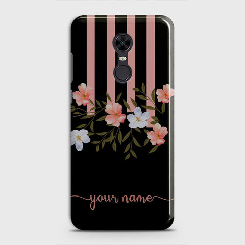 Xiaomi Redmi Note 5  Cover - Floral Series - Matte Finish - Snap On Hard Case with LifeTime Colors Guarantee