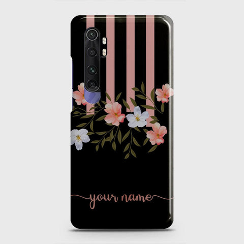 Xiaomi Mi Note 10 Lite Cover - Floral Series - Matte Finish - Snap On Hard Case with LifeTime Colors Guarantee