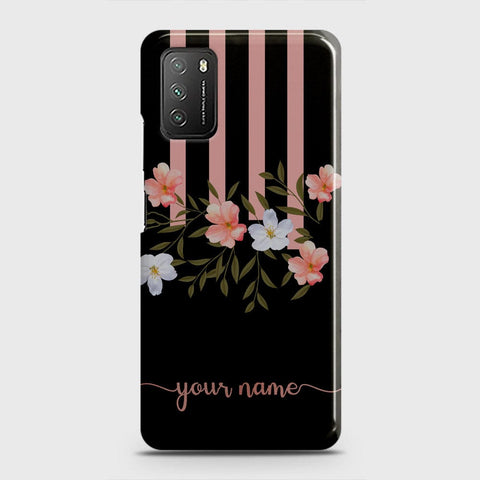 Xiaomi Poco M3 Cover - Floral Series - Matte Finish - Snap On Hard Case with LifeTime Colors Guarantee