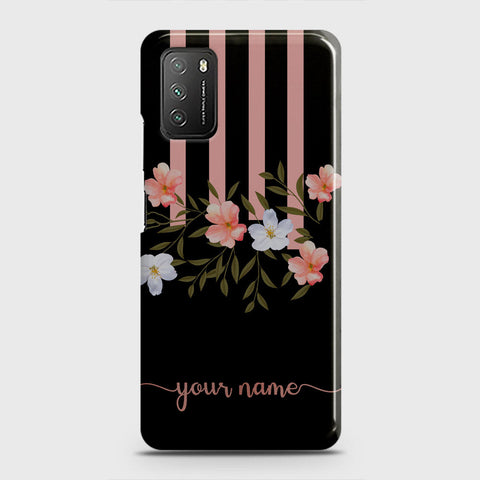 Xiaomi Redmi 9T Cover - Floral Series - Matte Finish - Snap On Hard Case with LifeTime Colors Guarantee