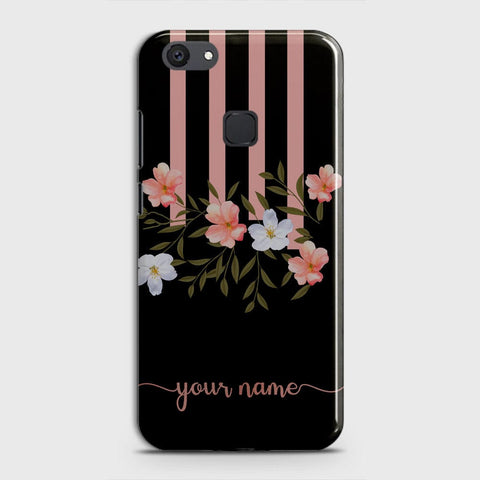 vivo V7 Plus Cover - Floral Series - Matte Finish - Snap On Hard Case with LifeTime Colors Guarantee