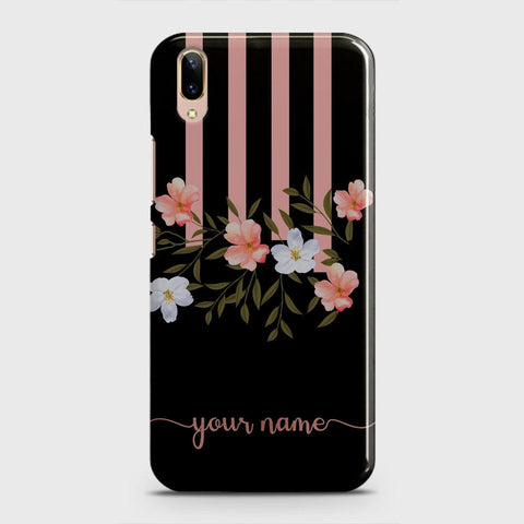 Vivo V11 Pro Cover - Floral Series - Matte Finish - Snap On Hard Case with LifeTime Colors Guarantee